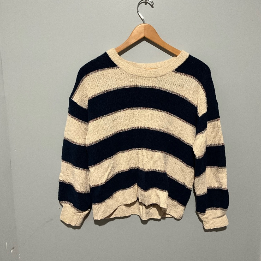 Navy and beige sweater NORDSTORM
